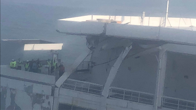 Carnival Cruise Ship Collides With Dock on Manhattan's West Side: Officials