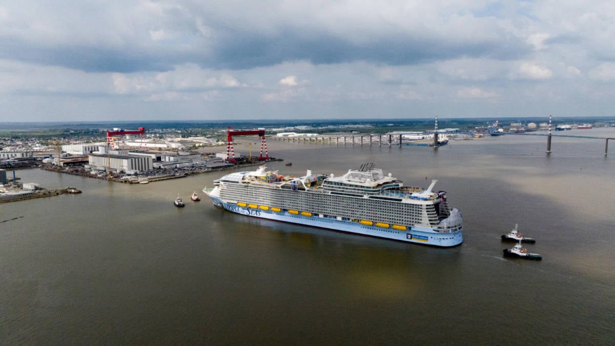 Next Oasis-Class Ship Begins Sea Trials Ahead of Debut